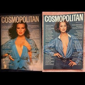 Kim Basinger Shirley MacLaine Mario Puzo Vintage Cosmopolitan Nov 1975 Aug 1977